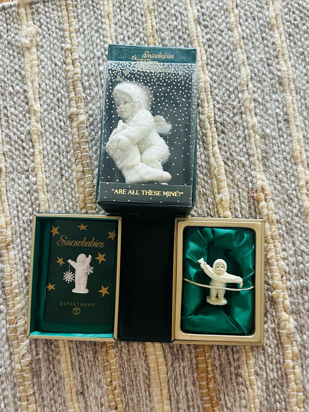 Snowbabies Set of 2 - Vintage Holiday